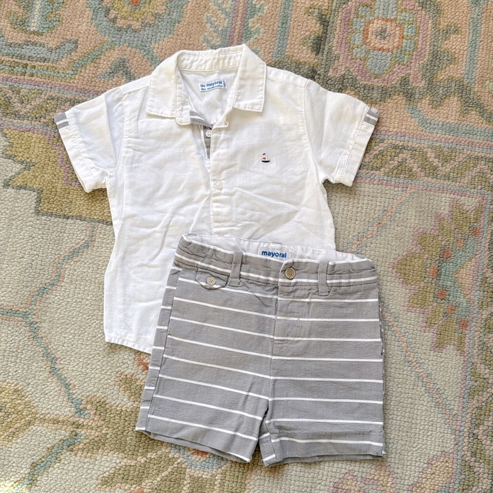 mayoral Summer Short Set 12 month